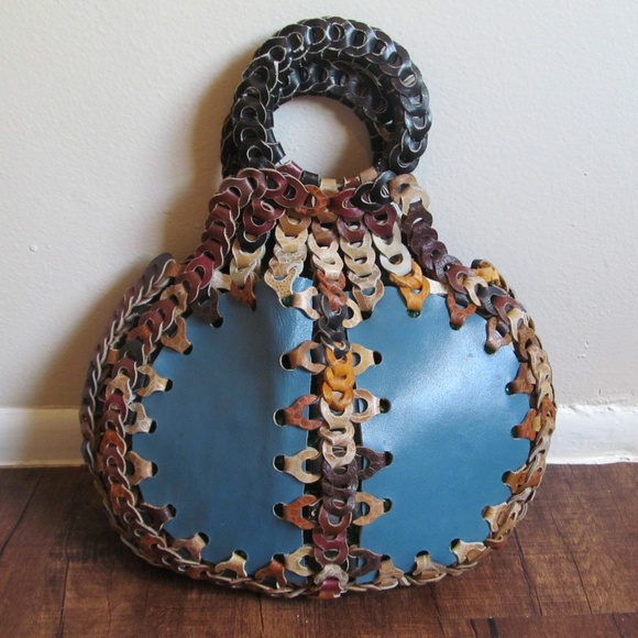 Handbags - Vintage Boho Large Leather Loop Handbag